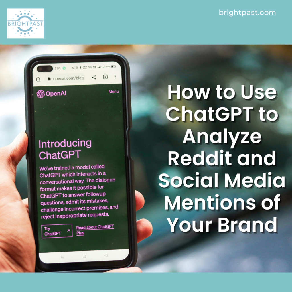 ChatGPT analyzing brand mentions for reputation management