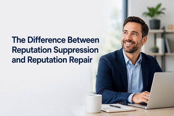 Reputation repair vs Google results suppression